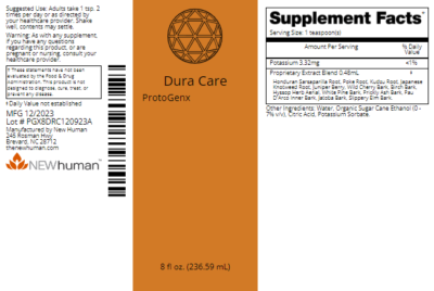 Dura Care 8oz label