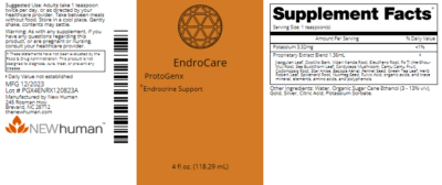 EndroCare 4oz label