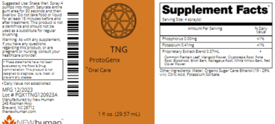 TNG (Teeth and Gums) 1oz label