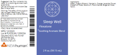 Flexatone - Sleep Well 2oz label