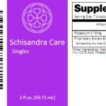 Schisandra Care 2oz label